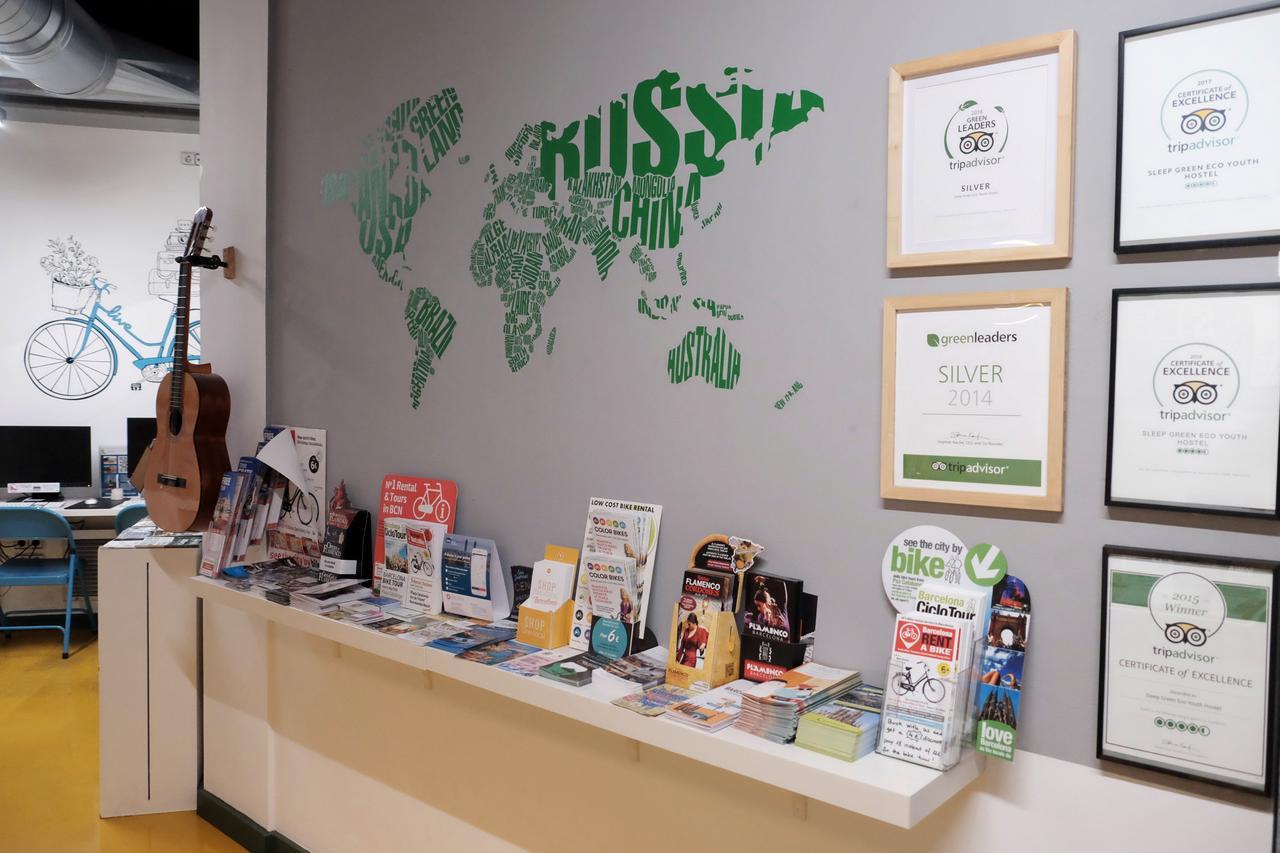 ברצלונה Sleep Green - Certified Eco Youth Hostel מראה חיצוני תמונה