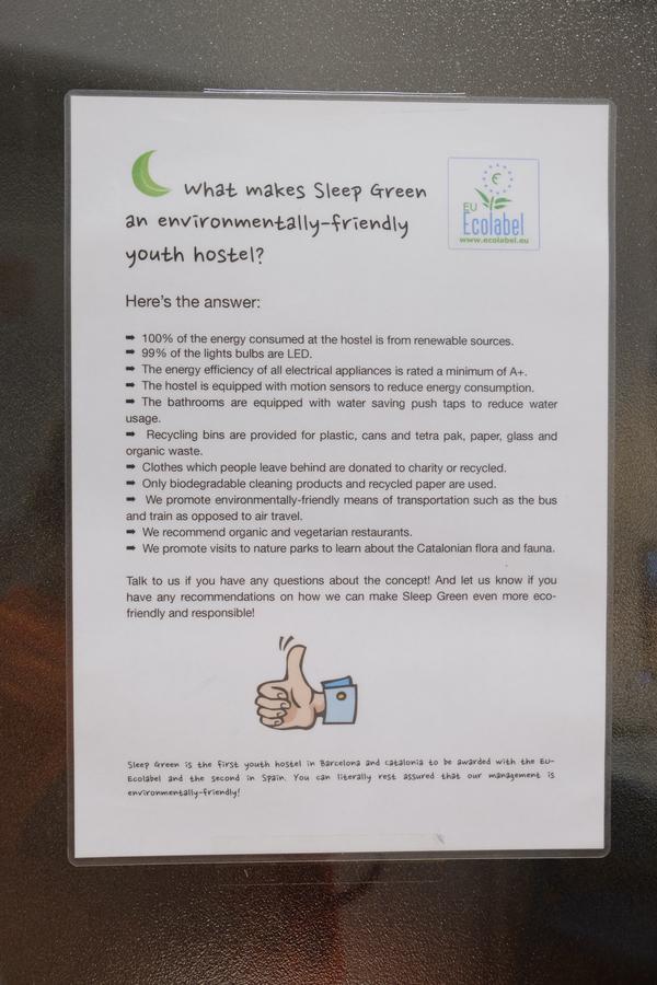 ברצלונה Sleep Green - Certified Eco Youth Hostel מראה חיצוני תמונה